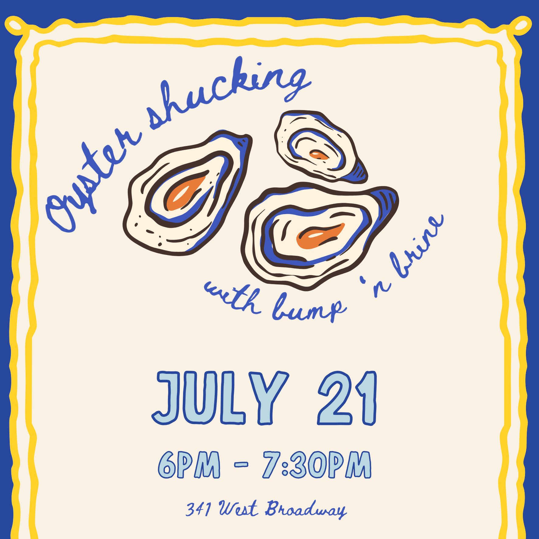 Oyster Shucking Class with Bump 'n Brine Oysters