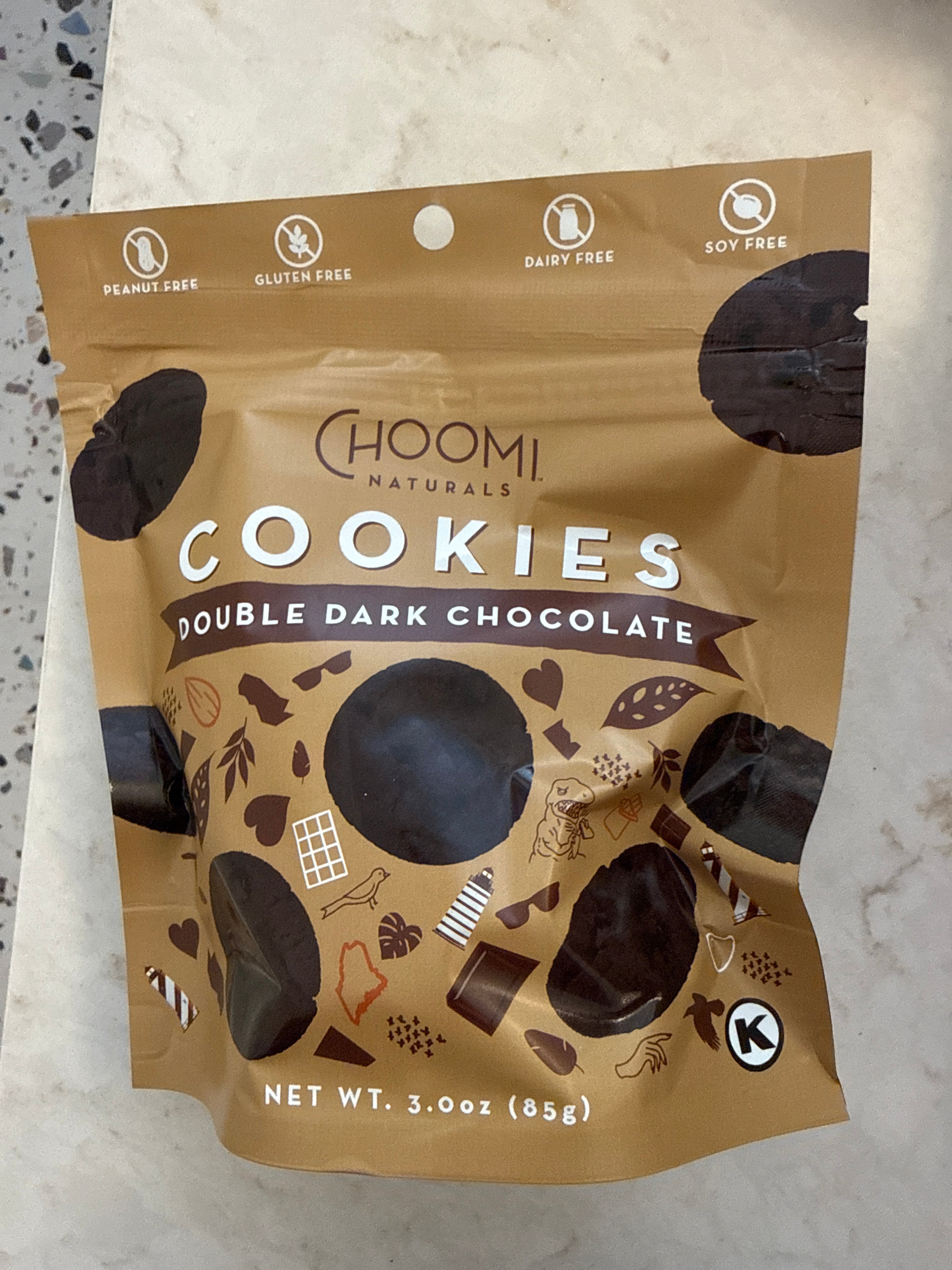 Choomi Cookies Double Dark Chocolate