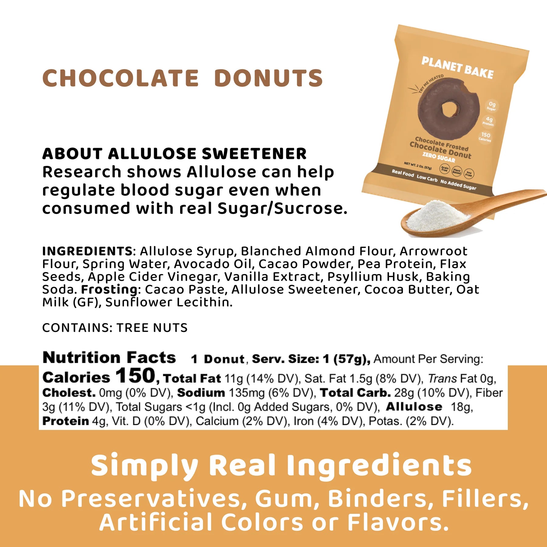Planet Bake Choc Frosted Donut
