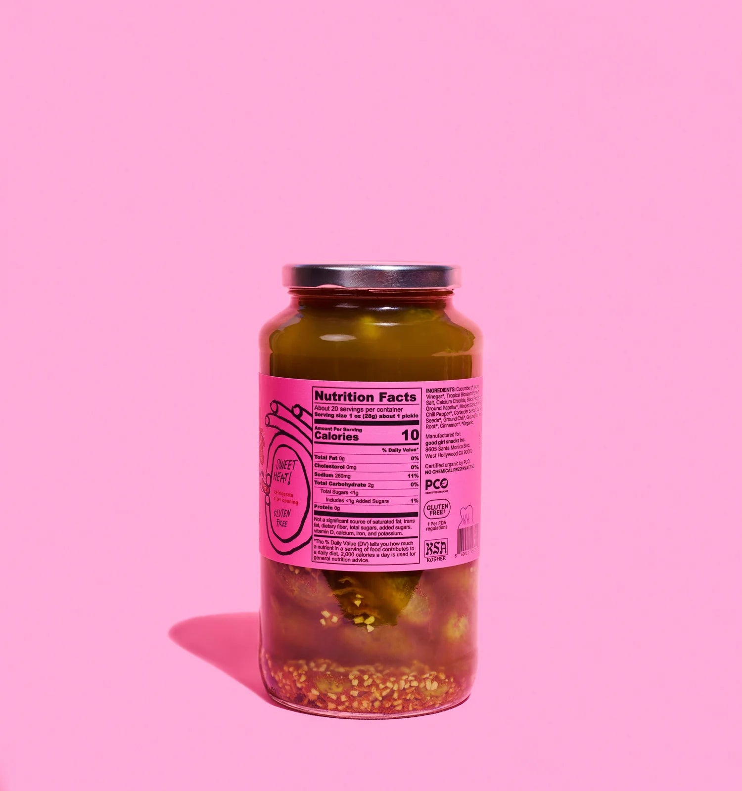 Hot Girl Pickles Honey Harissa