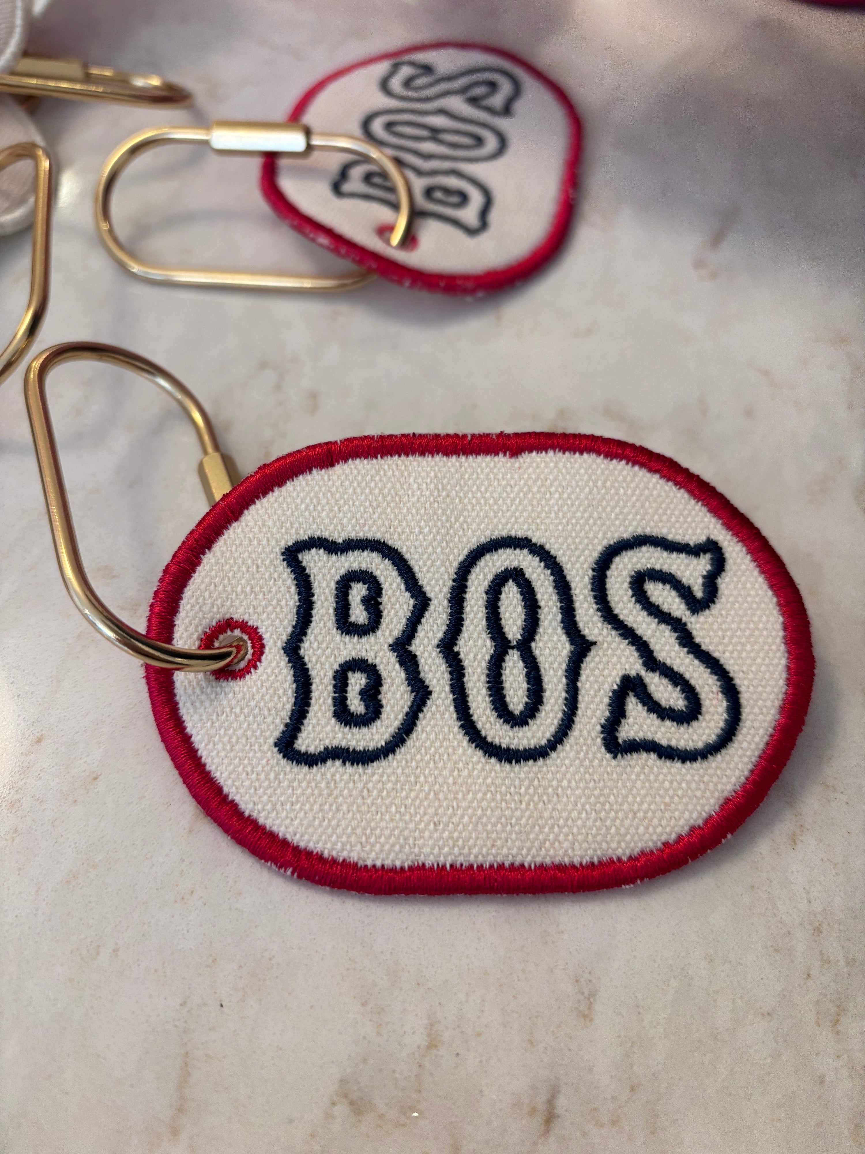 Embroidered BOS Keychain