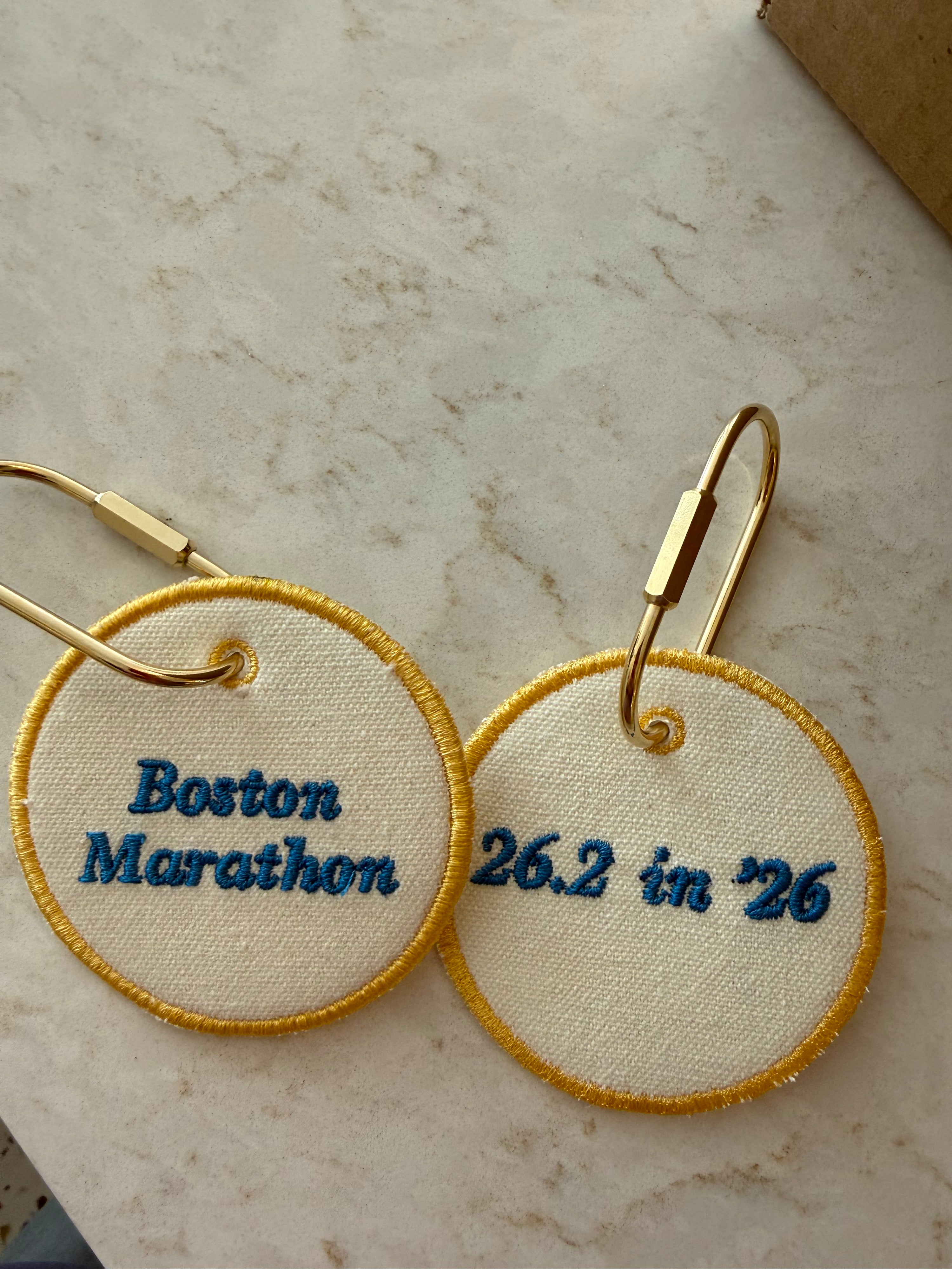 Marathon keychain