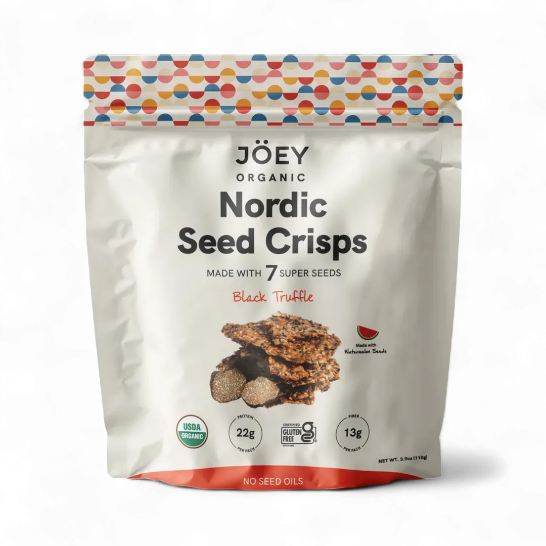 Jöey Nordic Seed Crisps Saffron & Pink Salt