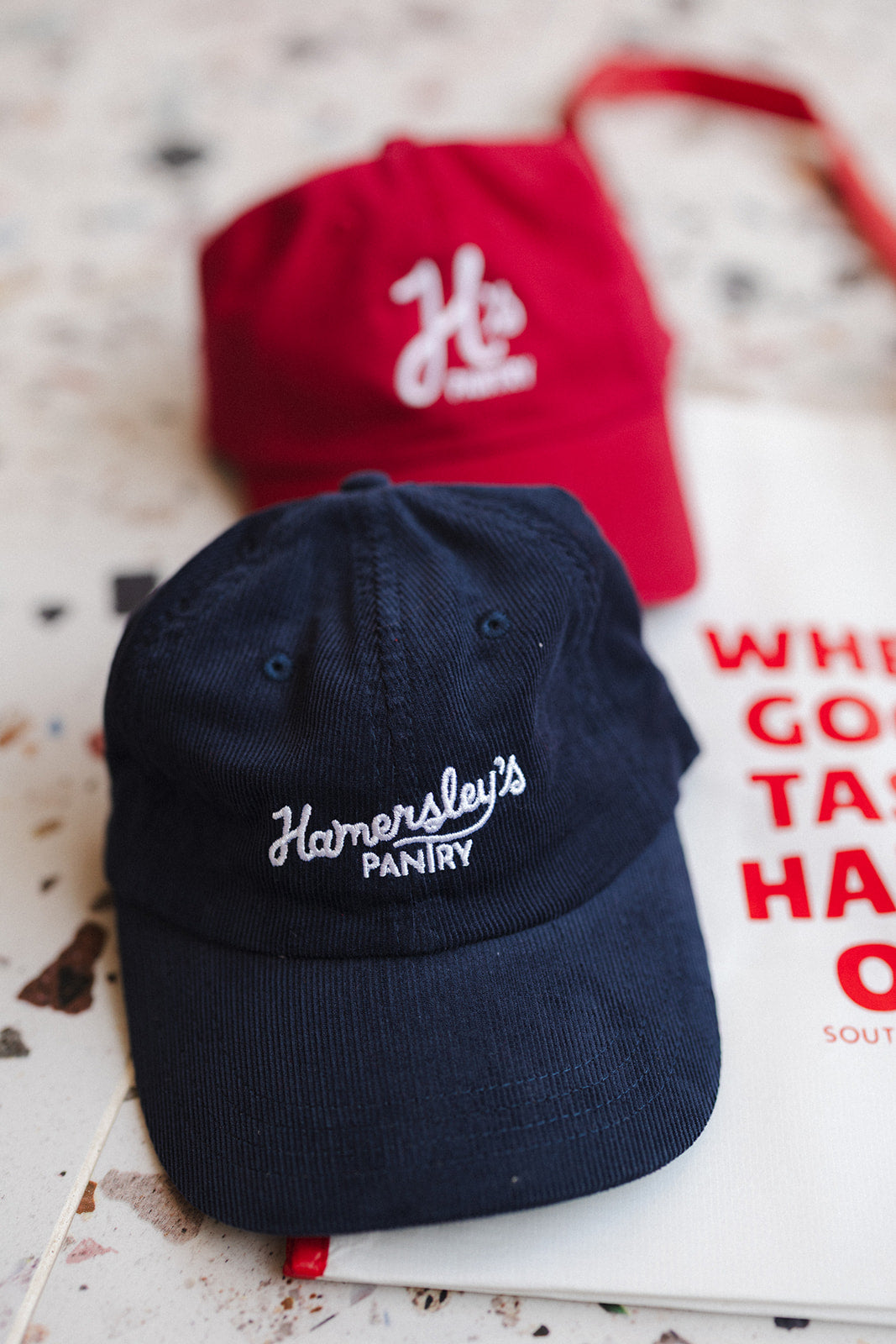 Red Dad hat (icon logo)