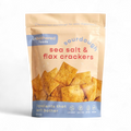 Unbothered Foods Sourdough Sea Salt & Flax Crackers