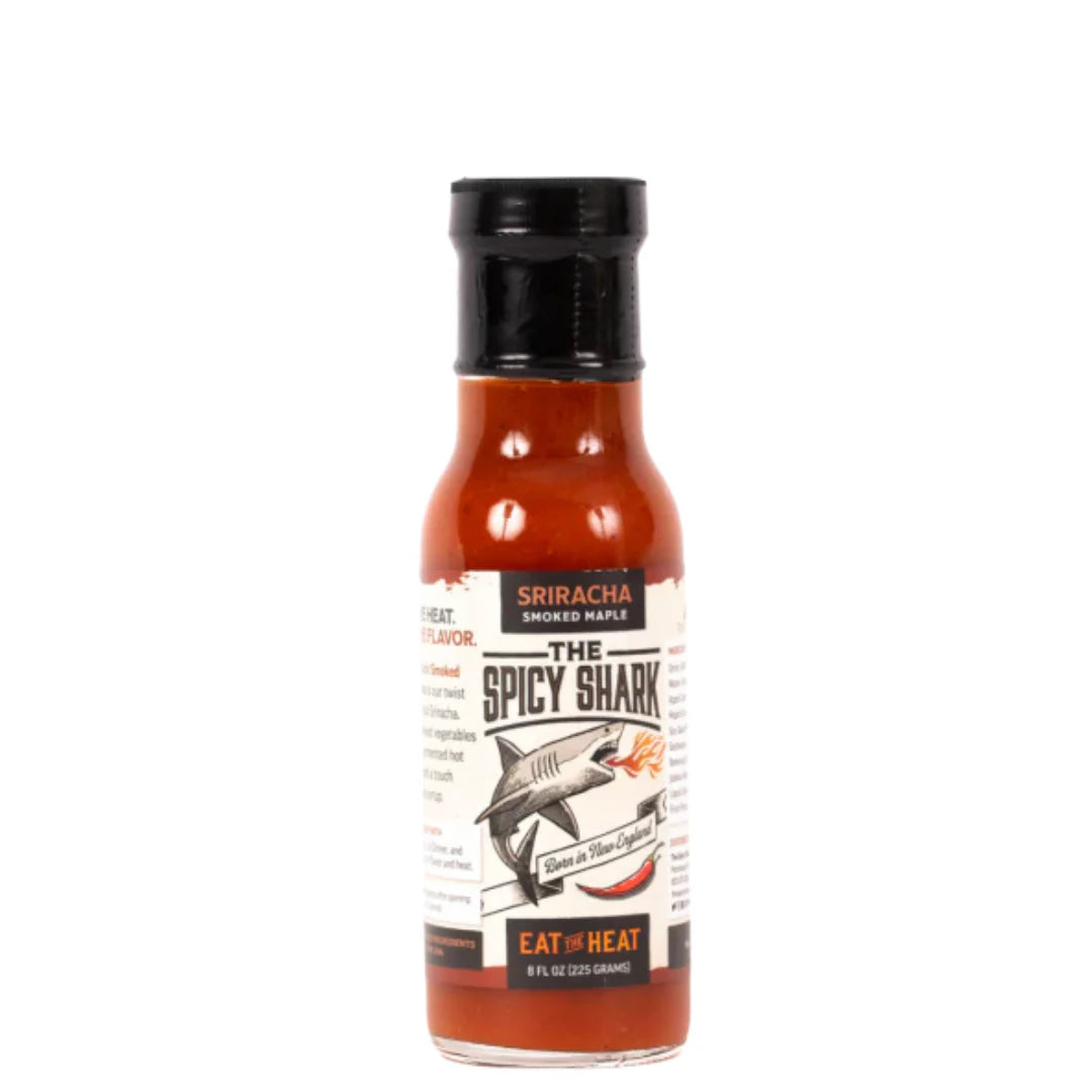 The Spicy Shark Smoked Maple Sriracha Hot Sauce