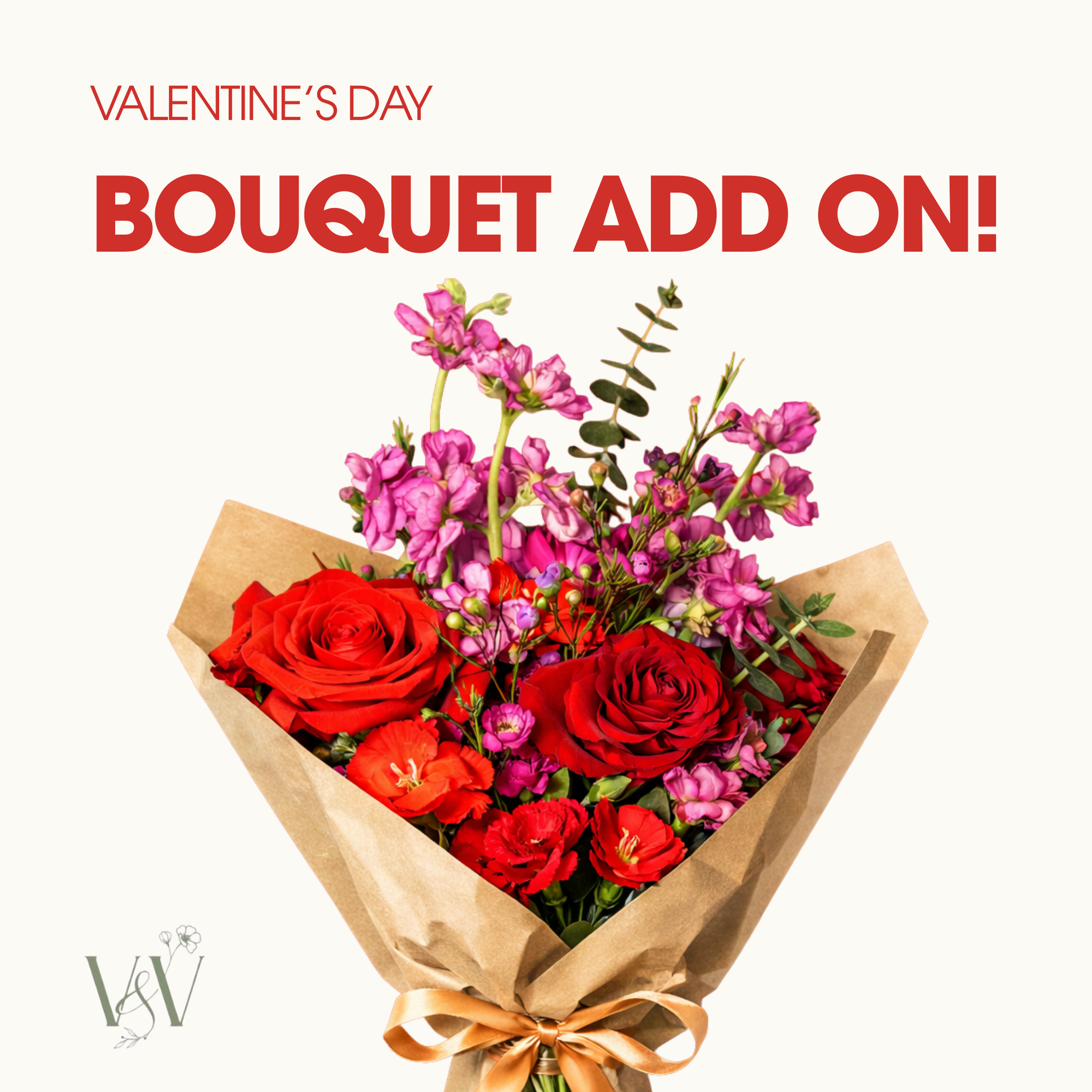 Valentine's Day Bouquet from Vow & Vine