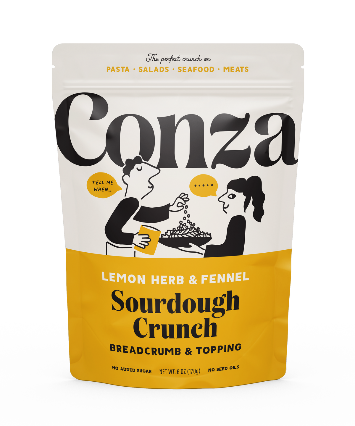 Conza Lemon Herb & Fennel Sourdough Crunch Breadcrumbs