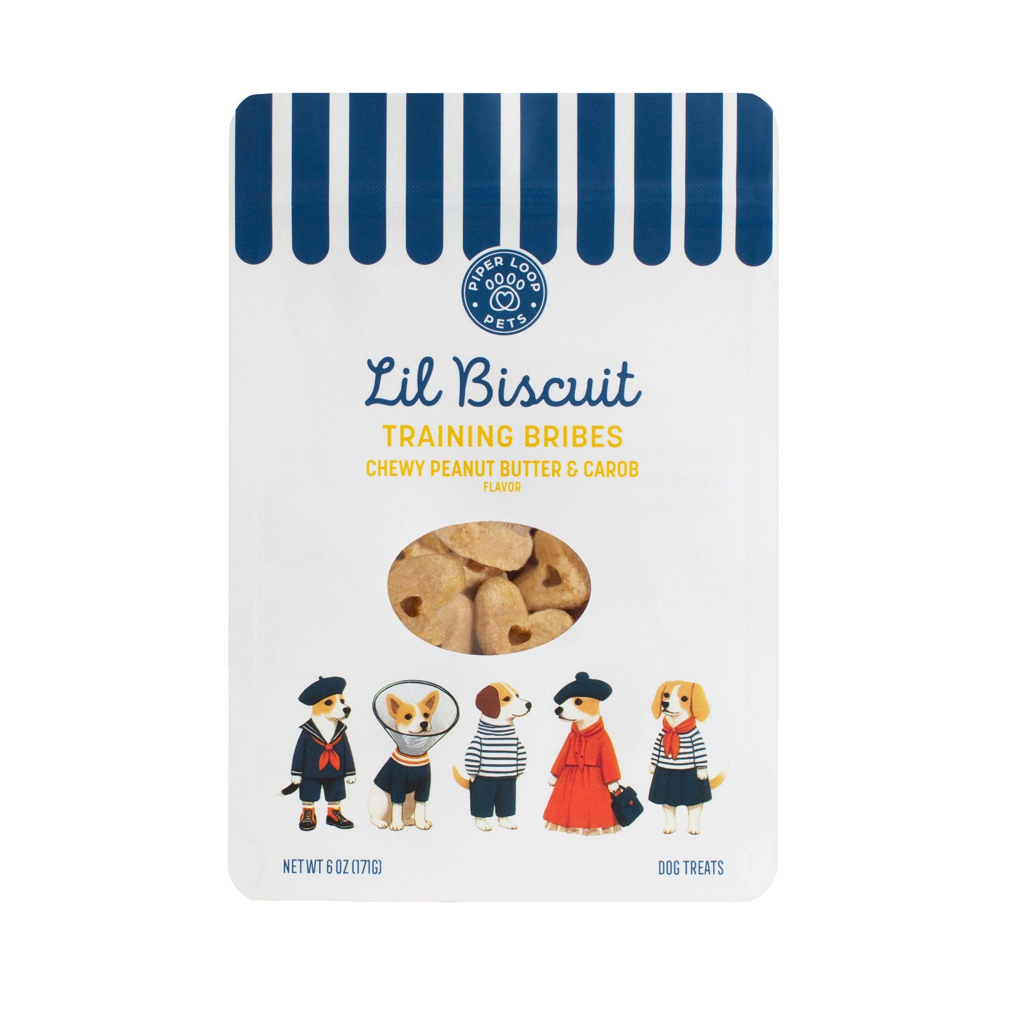 Lil Biscuit Treat Pouch (Peanut Butter & Carob)