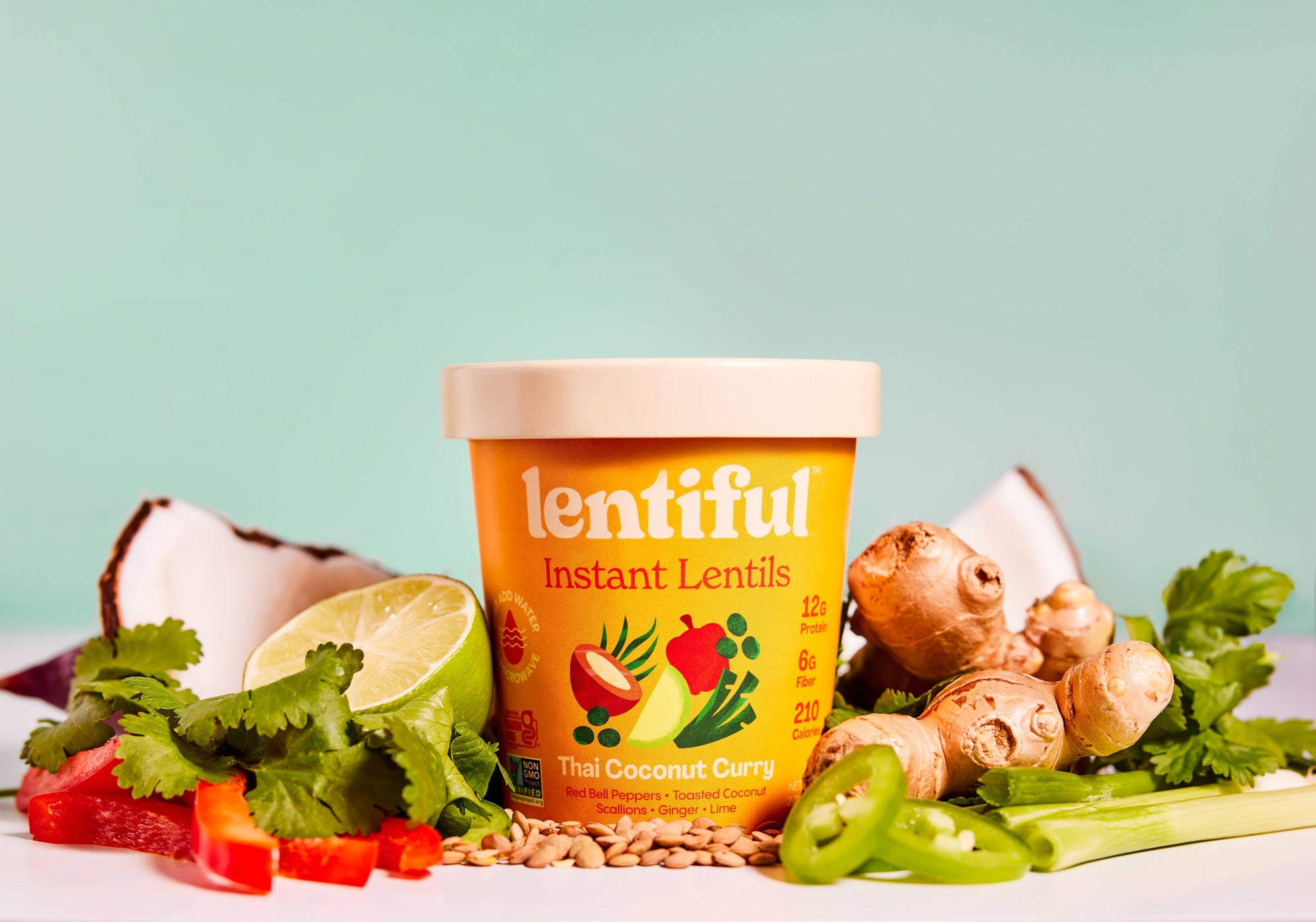 Lentiful Thai Coconut Curry Instant Lentil