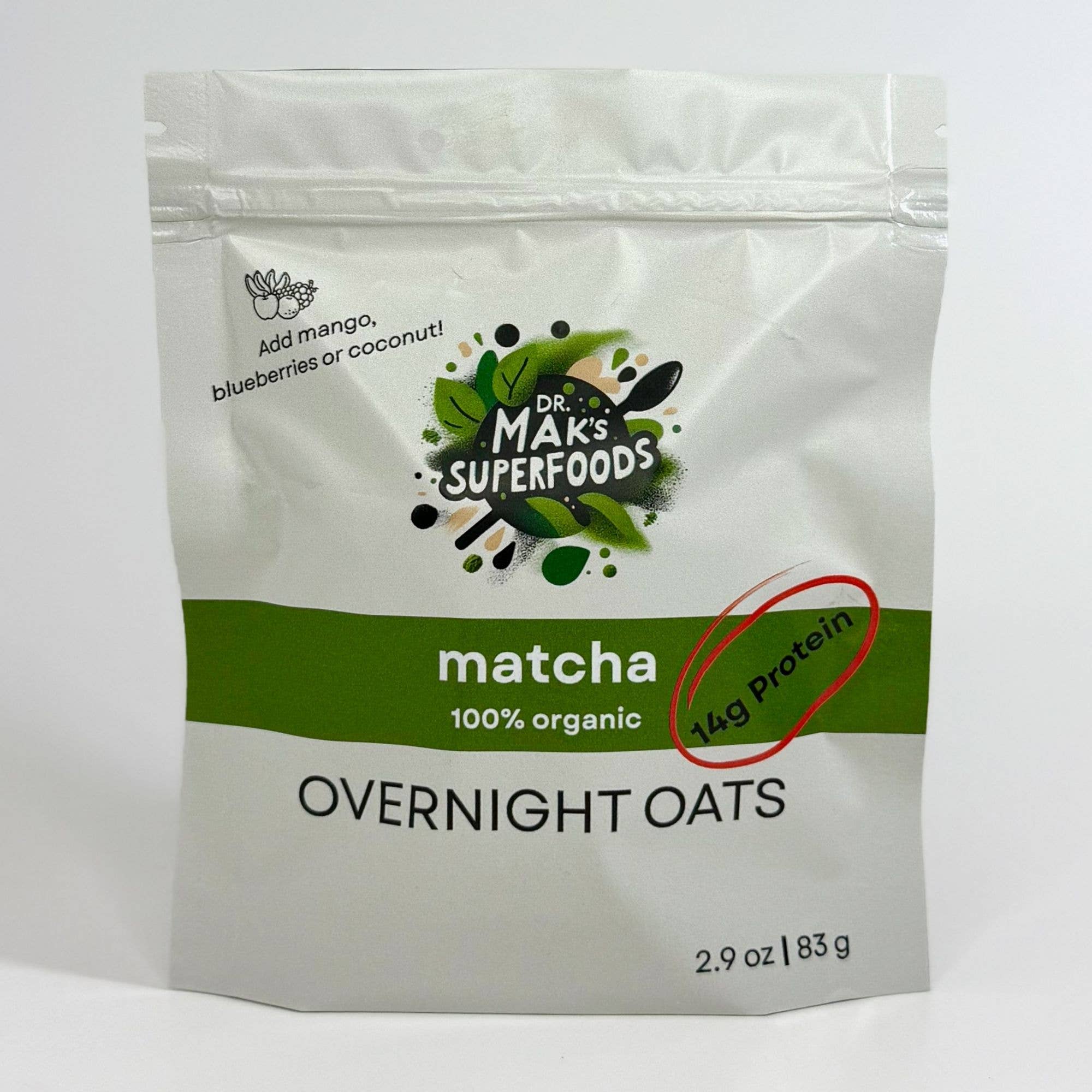 Maks Organic Overnight Oats Matcha