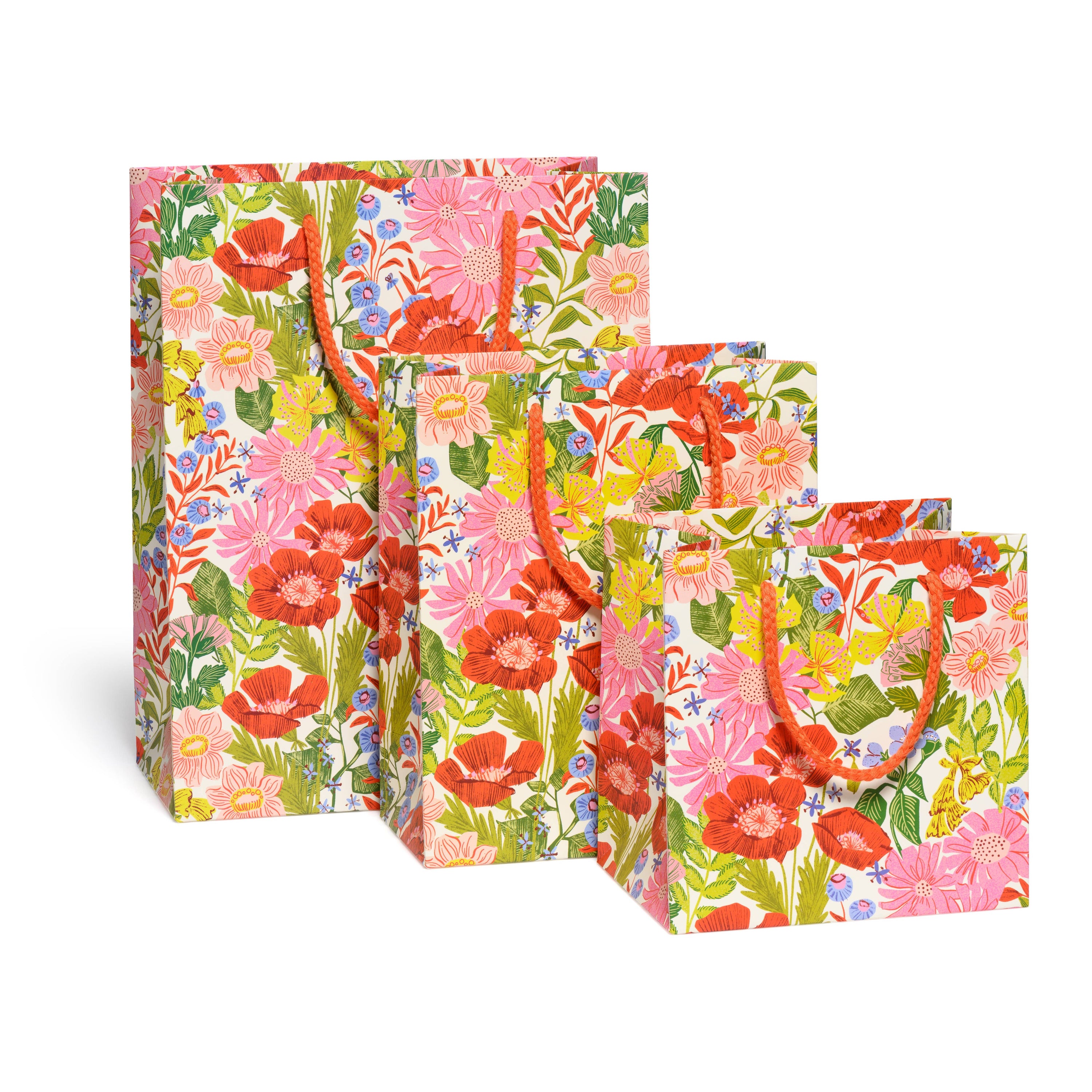 Floral gift bag