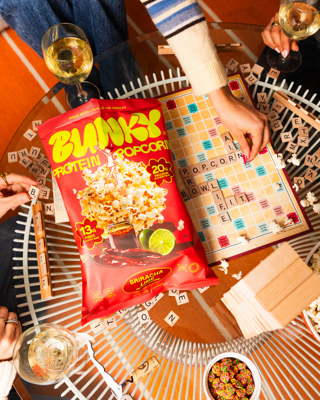 Bunky Sriracha Lime Protein Popcorn