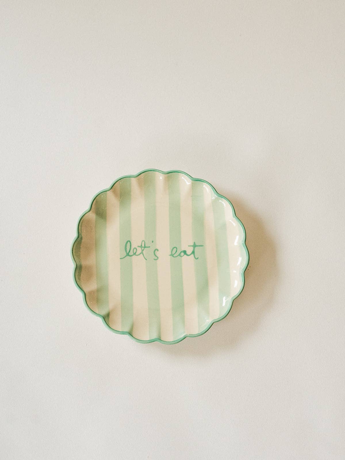 Let's Eat Dessert Plate