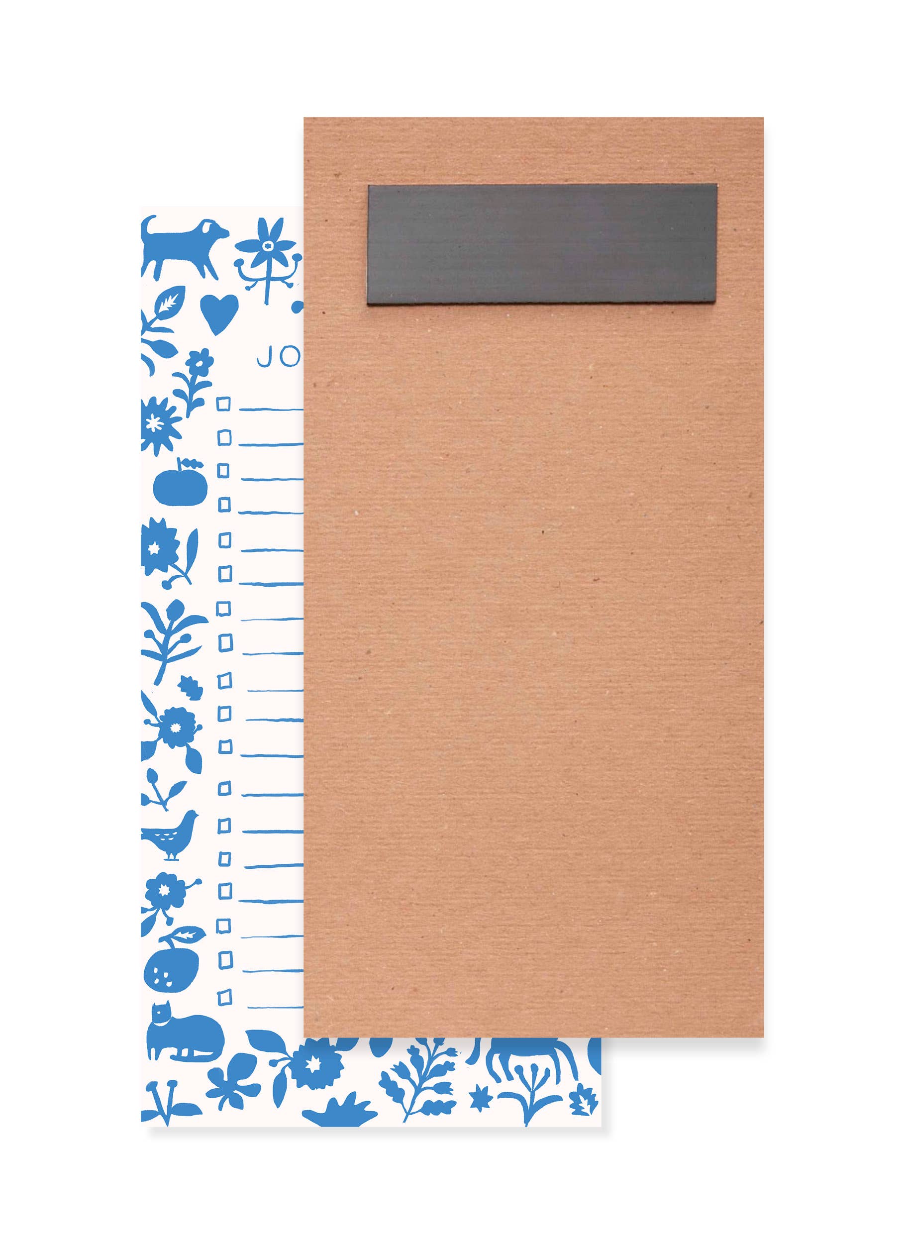 Blue notepad