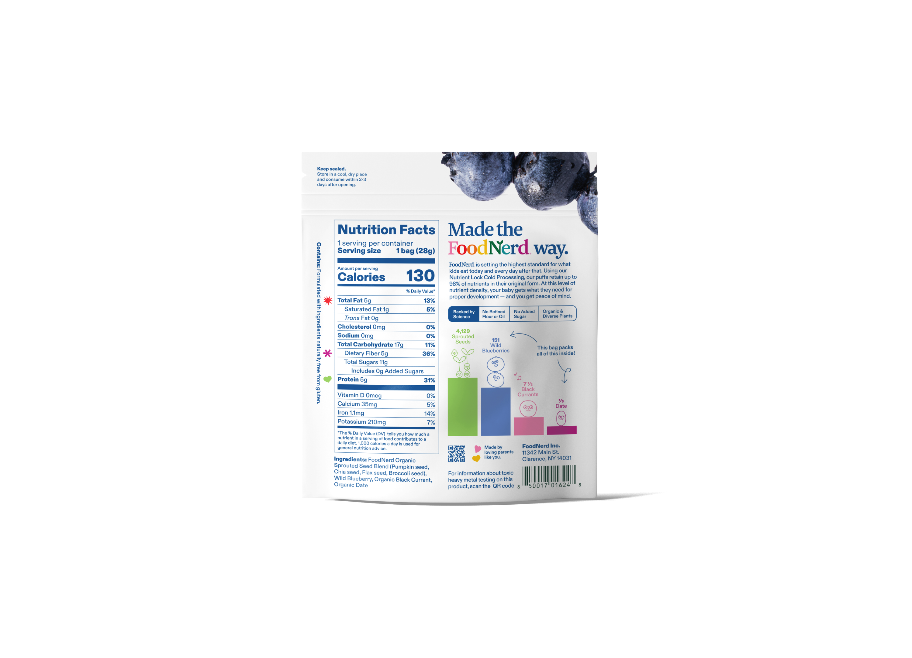 FoodNerd Blue Mega Puffs