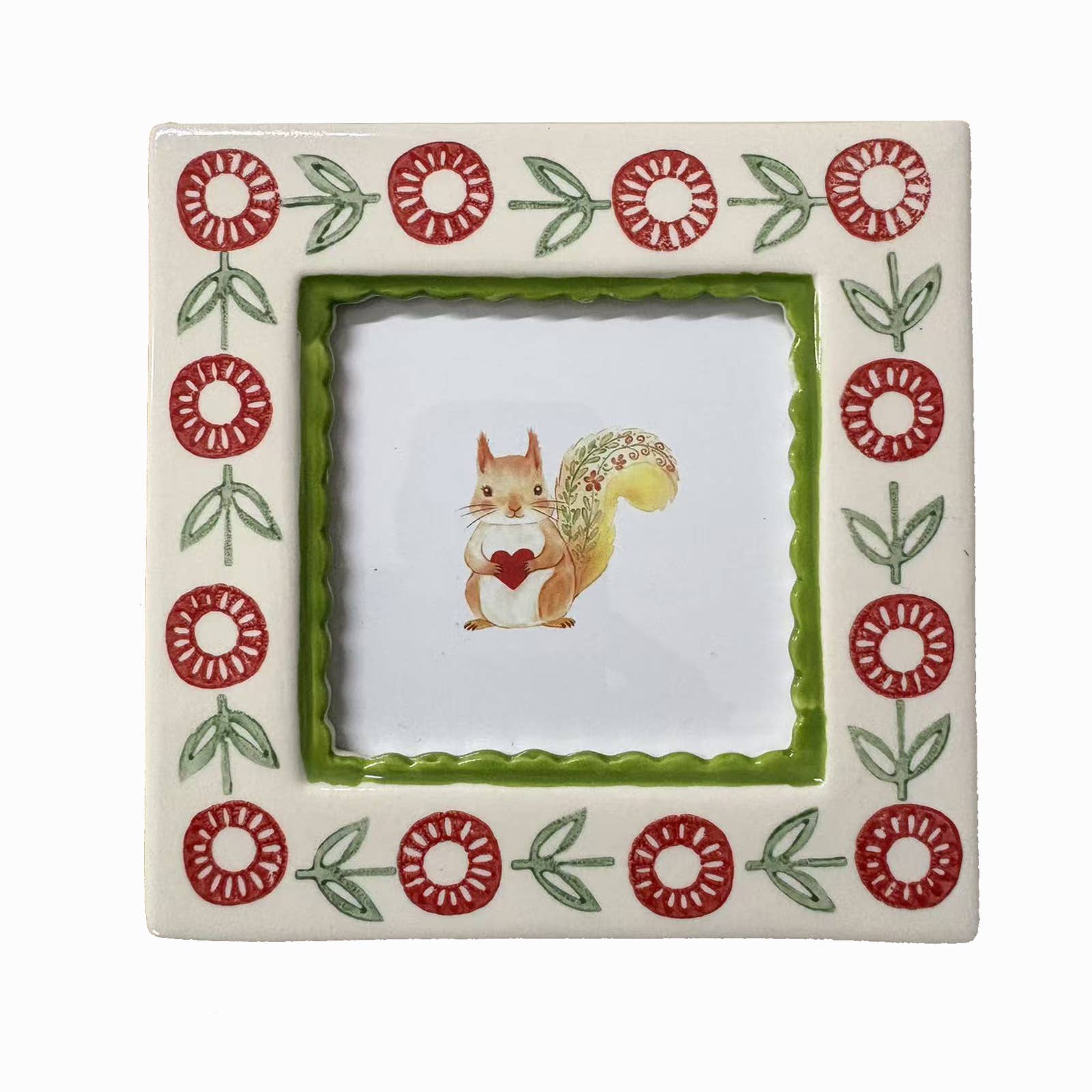 Hand-painted Ceramic Photo Frame