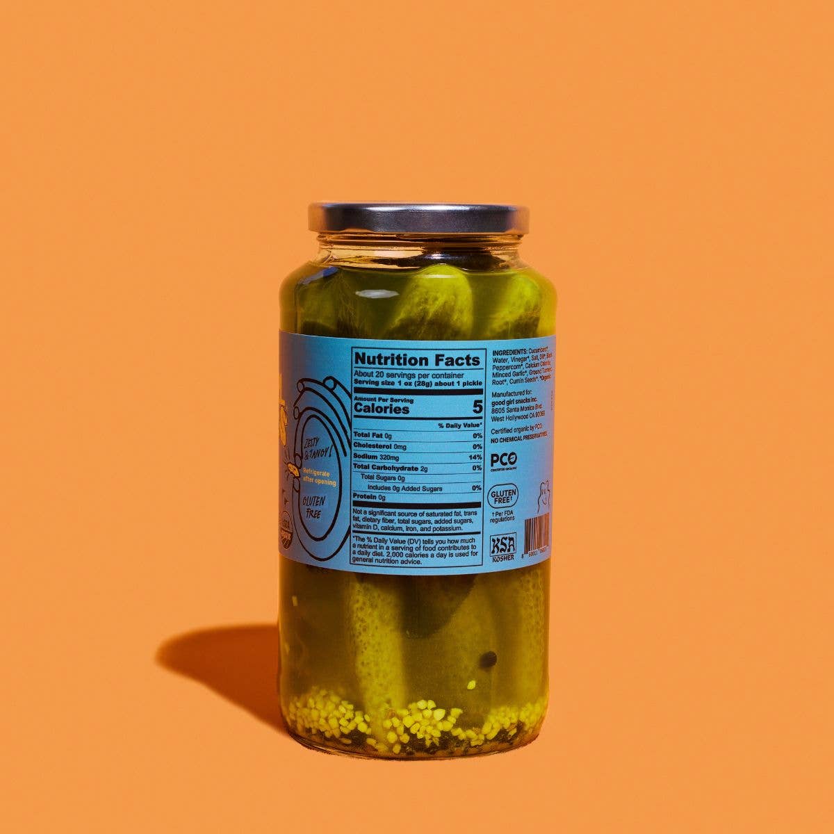 HOT GIRL PICKLES Original Dill