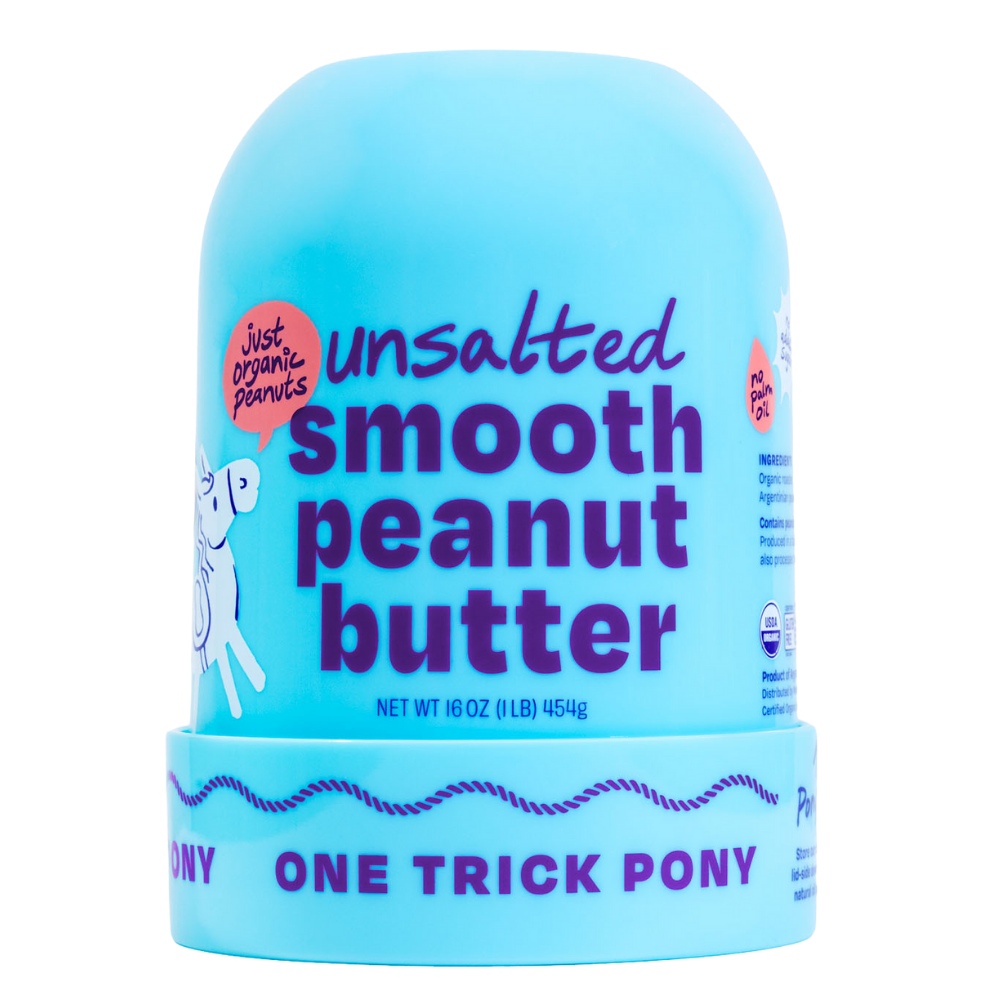 One Trick Pony Organic Unsalted Peanut Butter