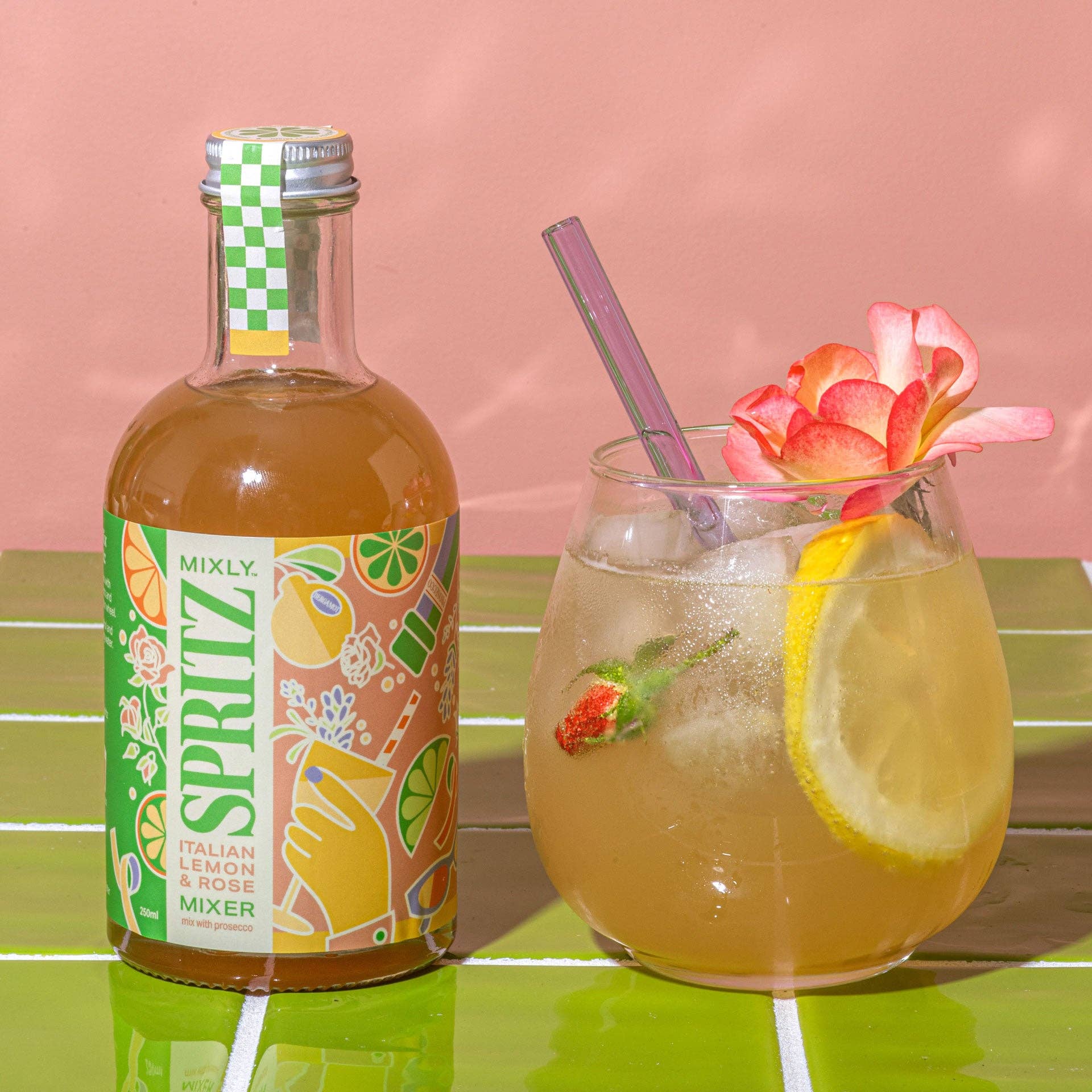 Mixly Italian Lemon & Rose Spritz Mixer