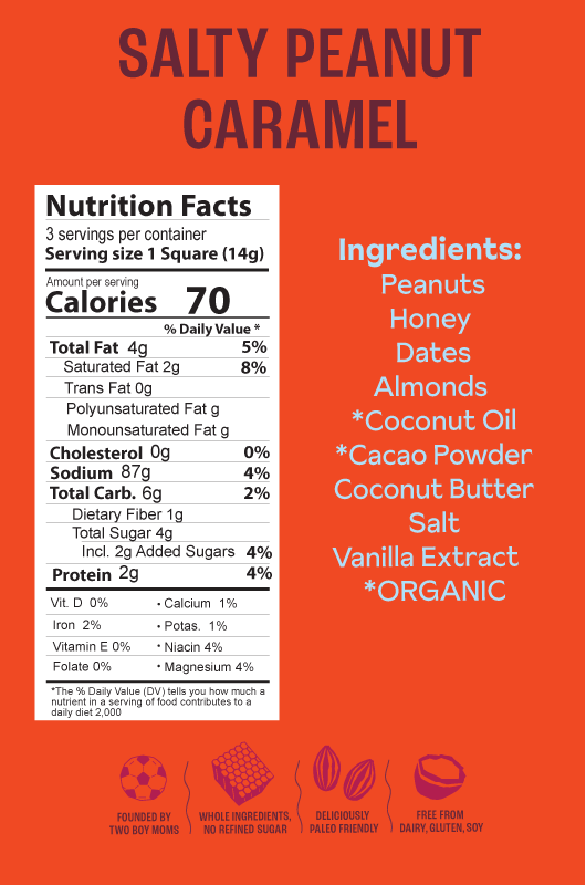 Kelsi's Salty Peanut Caramel Brownie Batter Bites