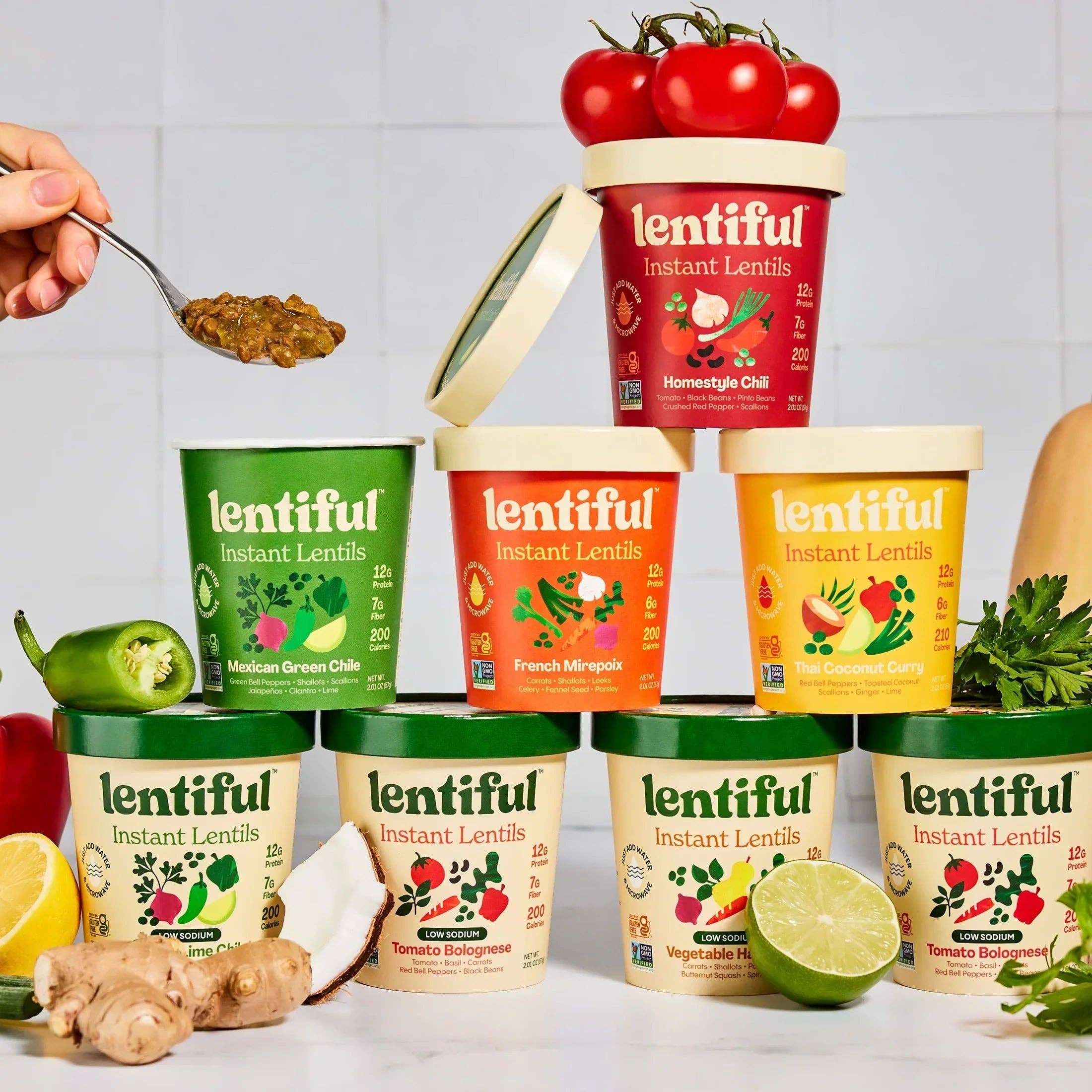 Lentiful Lemon Mediterranean Instant Lentils