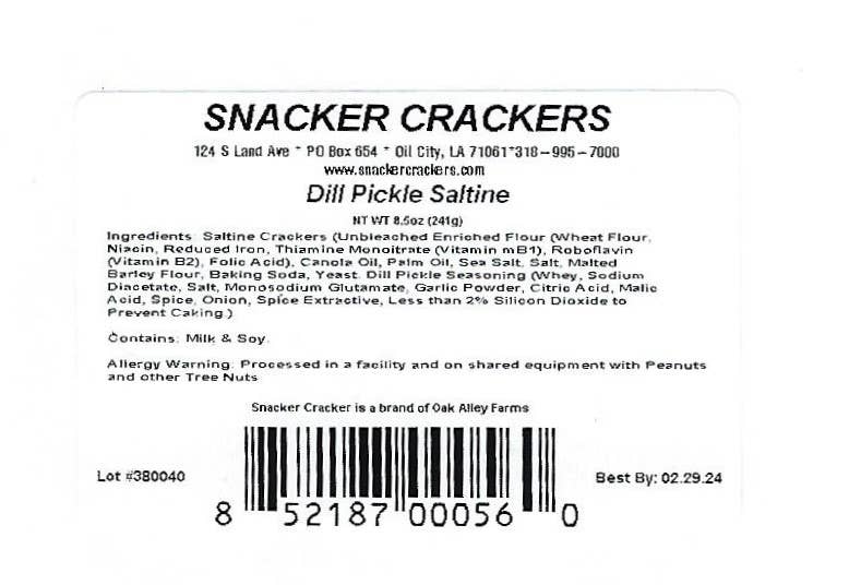 Snacker Cracker Dill Pickle