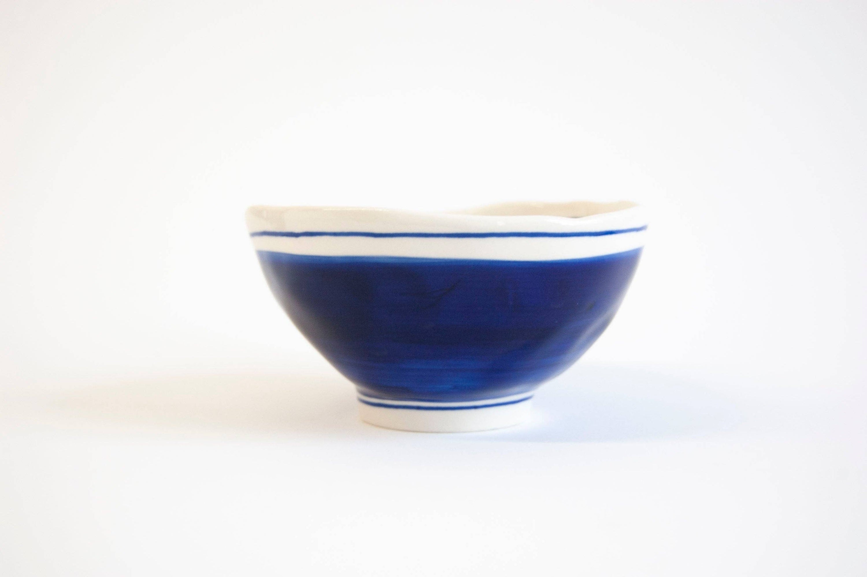 Blue Cereal Bowl