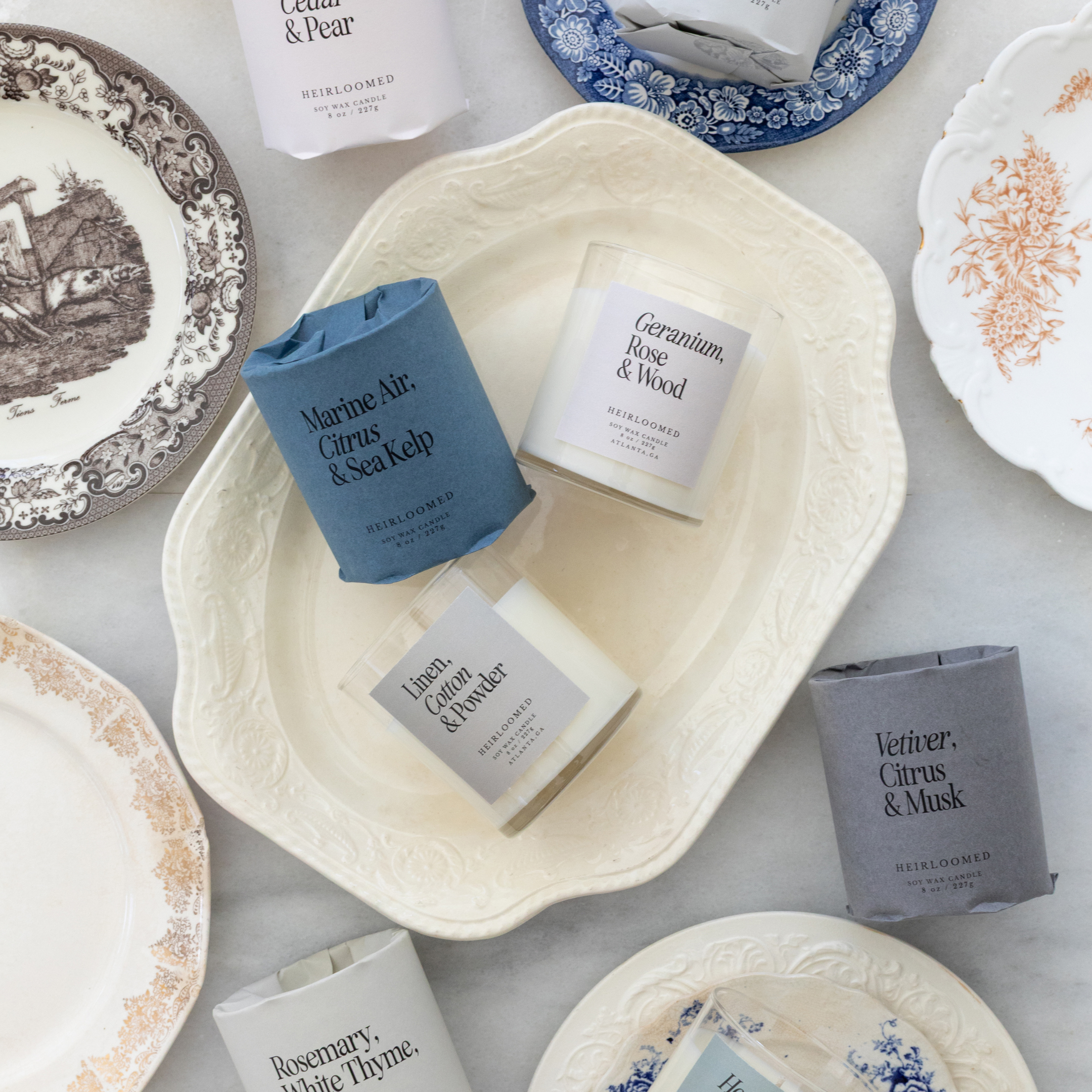 Heirloomed Candle Marine Air, Citrus, Sea Kelp