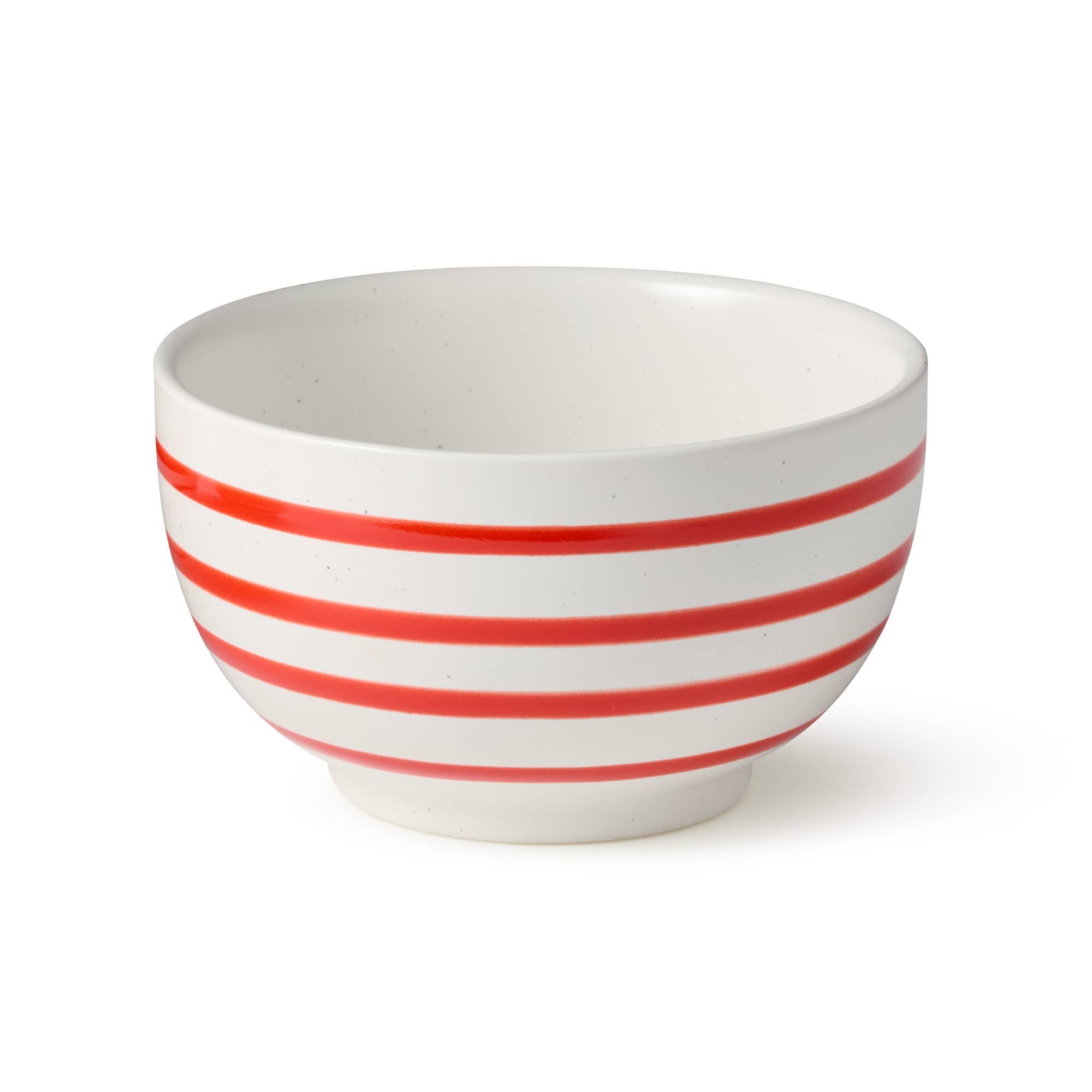 Red Striped Bowl