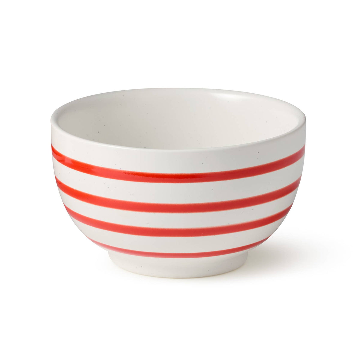 Red Striped Bowl