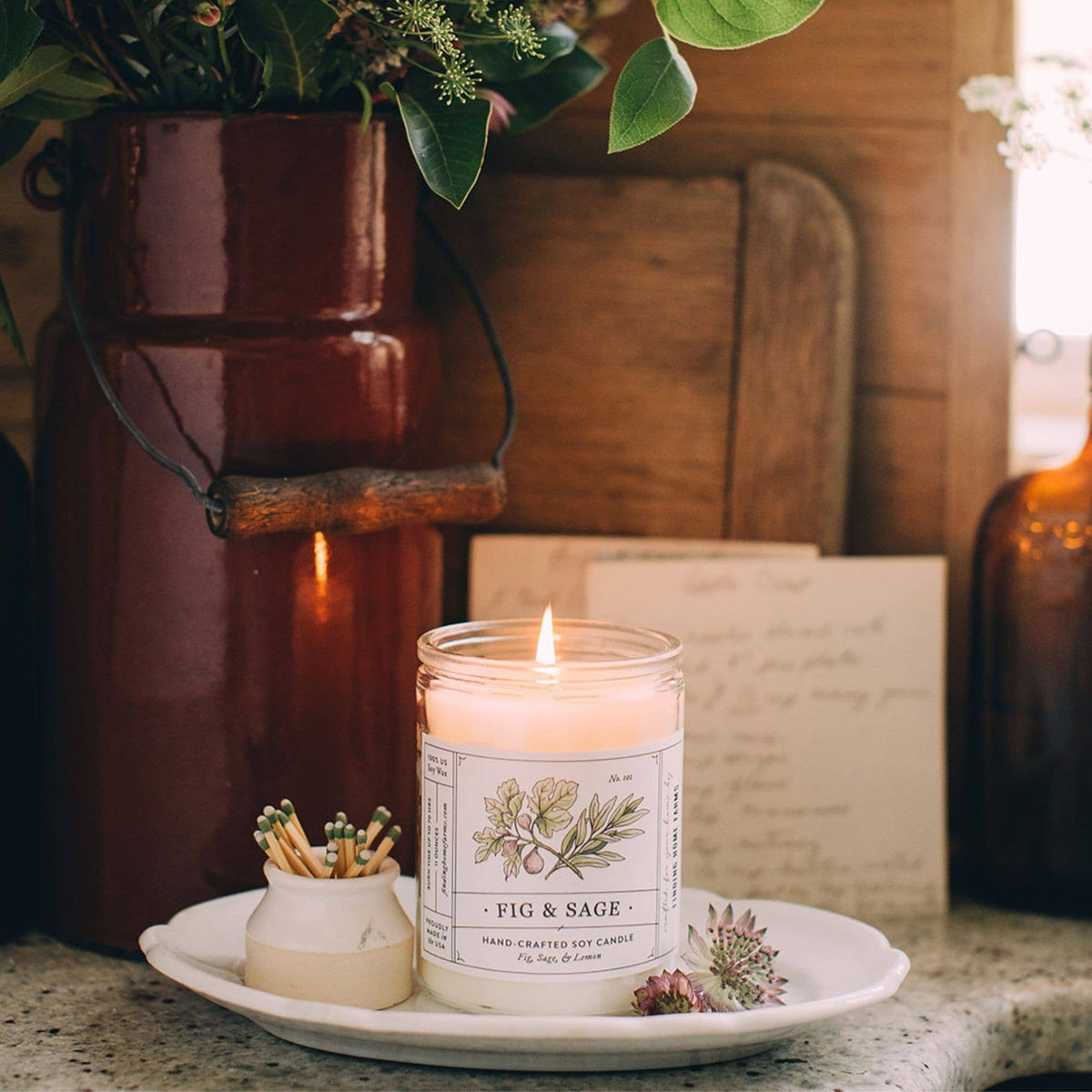 Fig & Sage Soy Candle