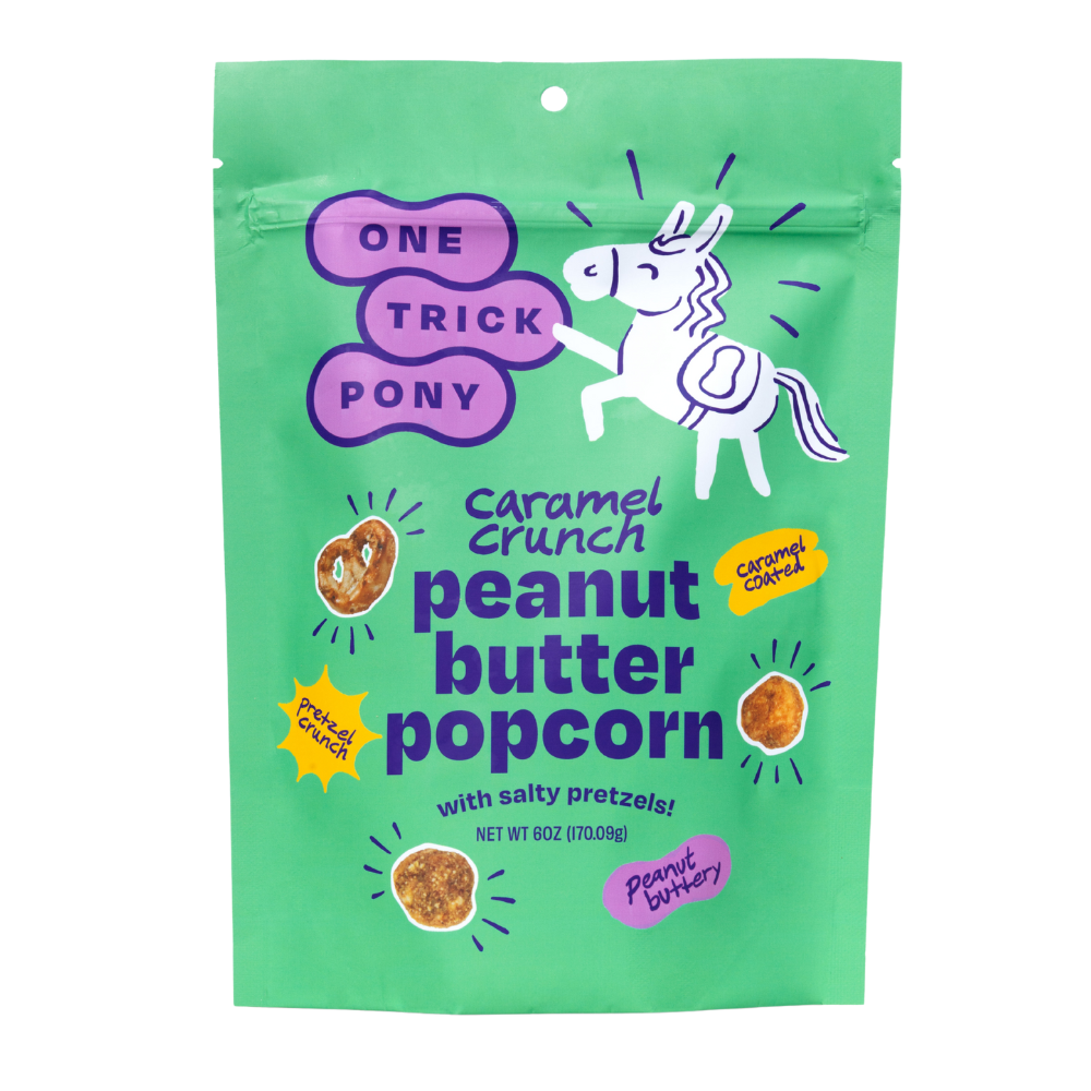 One Trick Pony Caramel Crunch Peanut Butter Popcorn