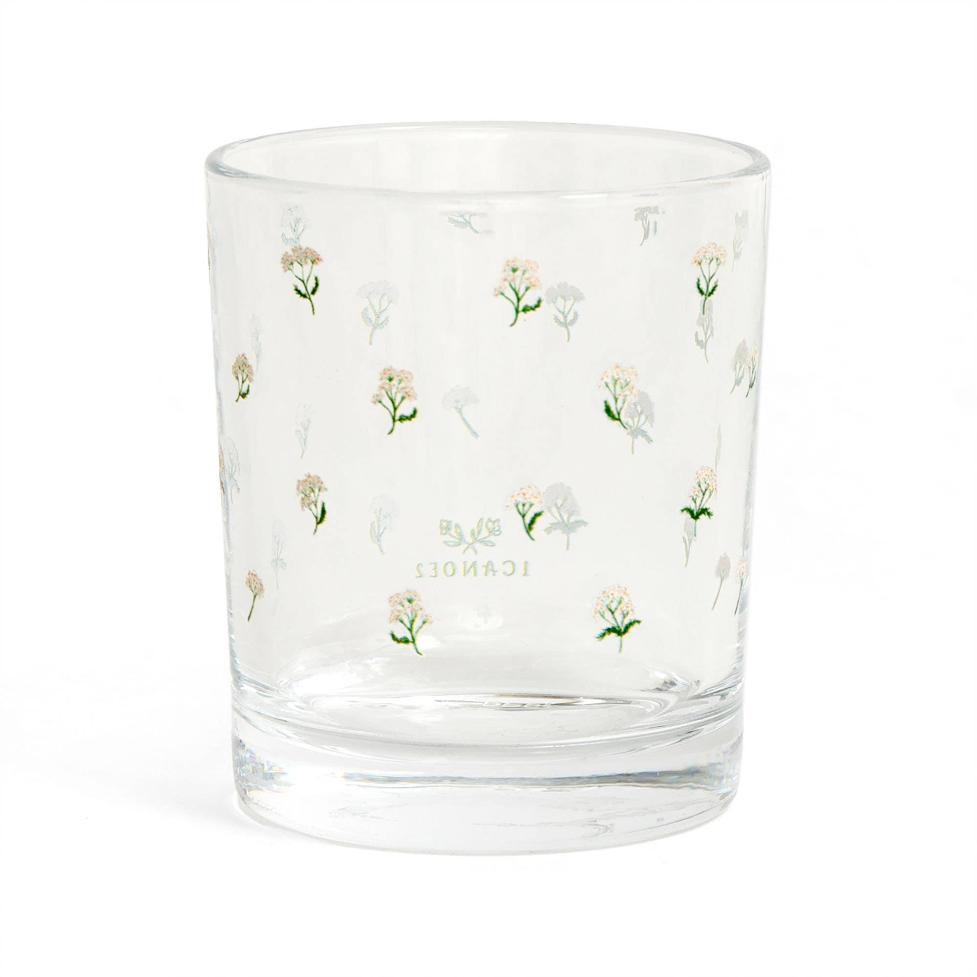 Floral Short Juice Glass