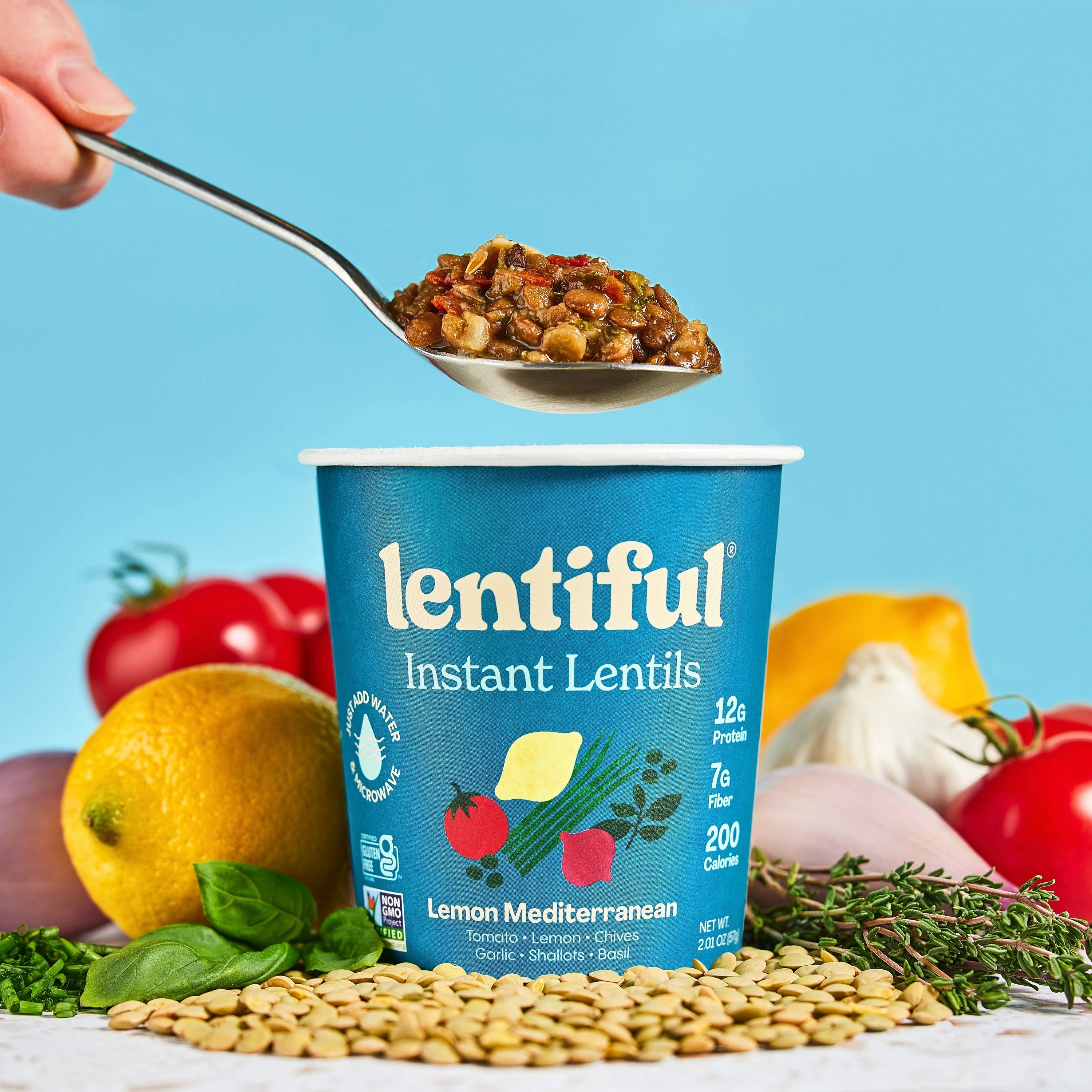 Lentiful Lemon Mediterranean Instant Lentils