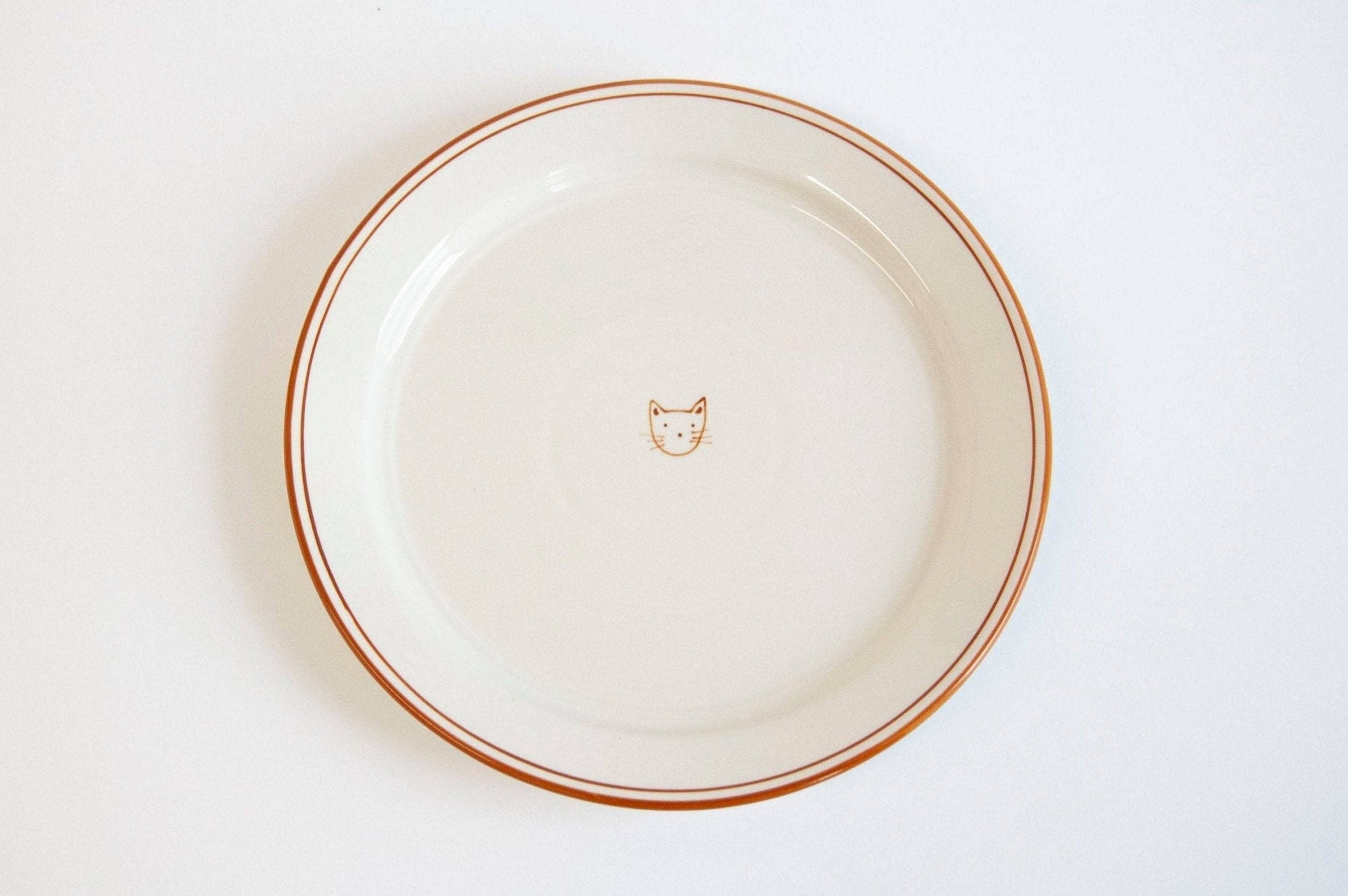 Cat dinner plate