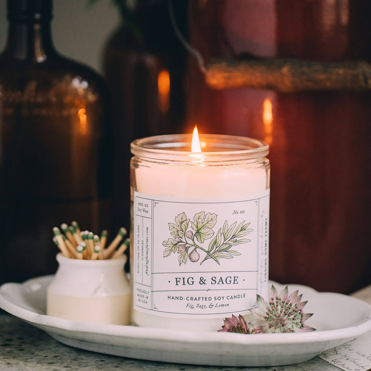 Fig & Sage Soy Candle