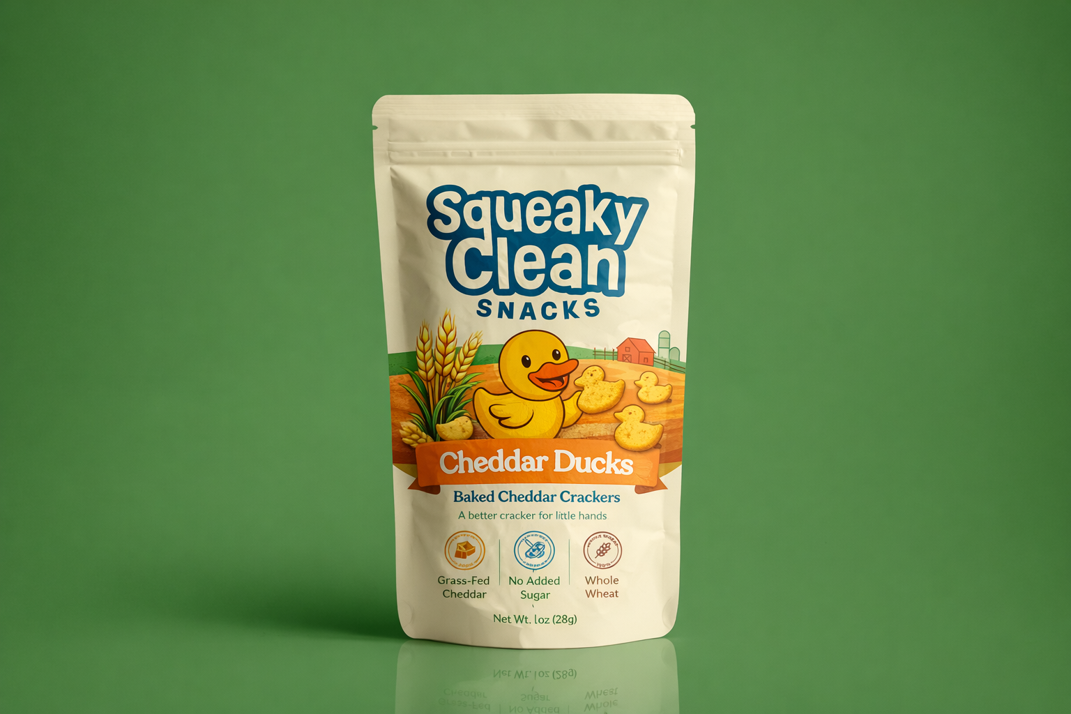 Squeaky Clean Cheddar Ducks