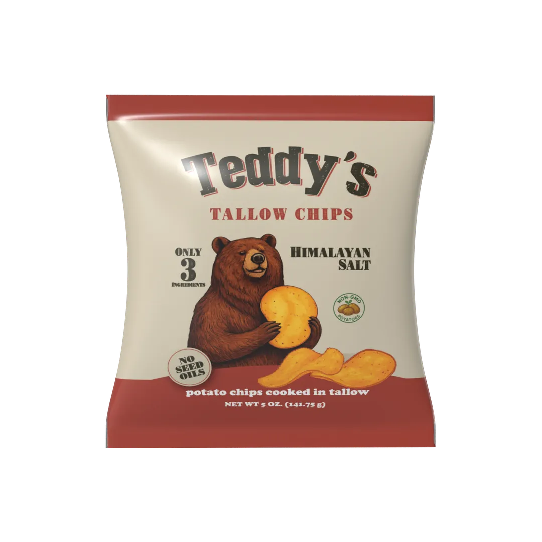 Teddy's Tallow Chips Himalayan Salt