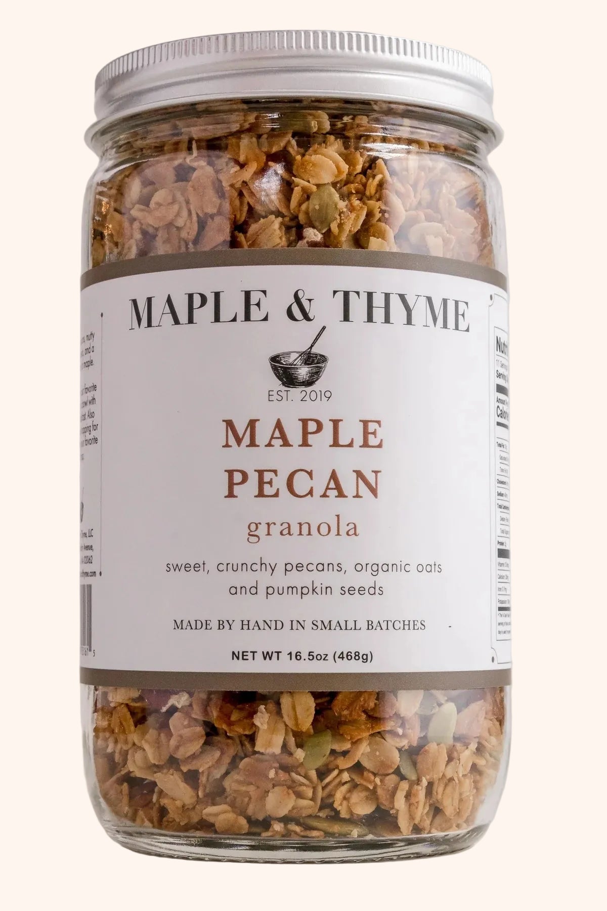 Maple & Thyme Maple Pecan Granola