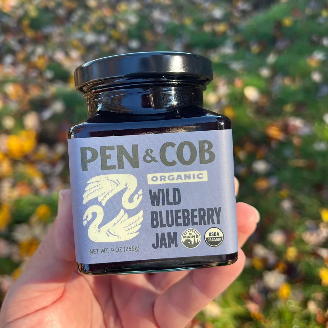 Pen & Cob Organic Wild Blueberry Jam